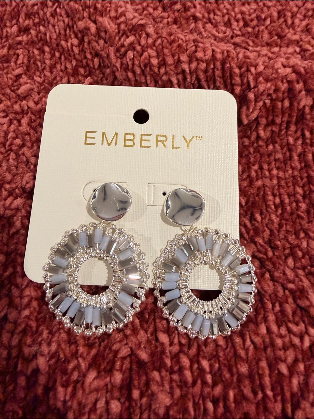 Cute silver earrings